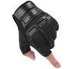 Tactical Half-Finger Gloves (Black) - Image 2