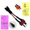 Deans Plug Converter (Male Black to Male Deans)