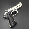 DOUBLE BELL M92 A1 Beretta Gas Powered Gel Blaster CHROME [736DY] Renegade Blasters https://renegadeblasters.com.au/