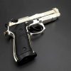 DOUBLE BELL M92 A1 Beretta Gas Powered Gel Blaster CHROME [736DY] Renegade Blasters https://renegadeblasters.com.au/