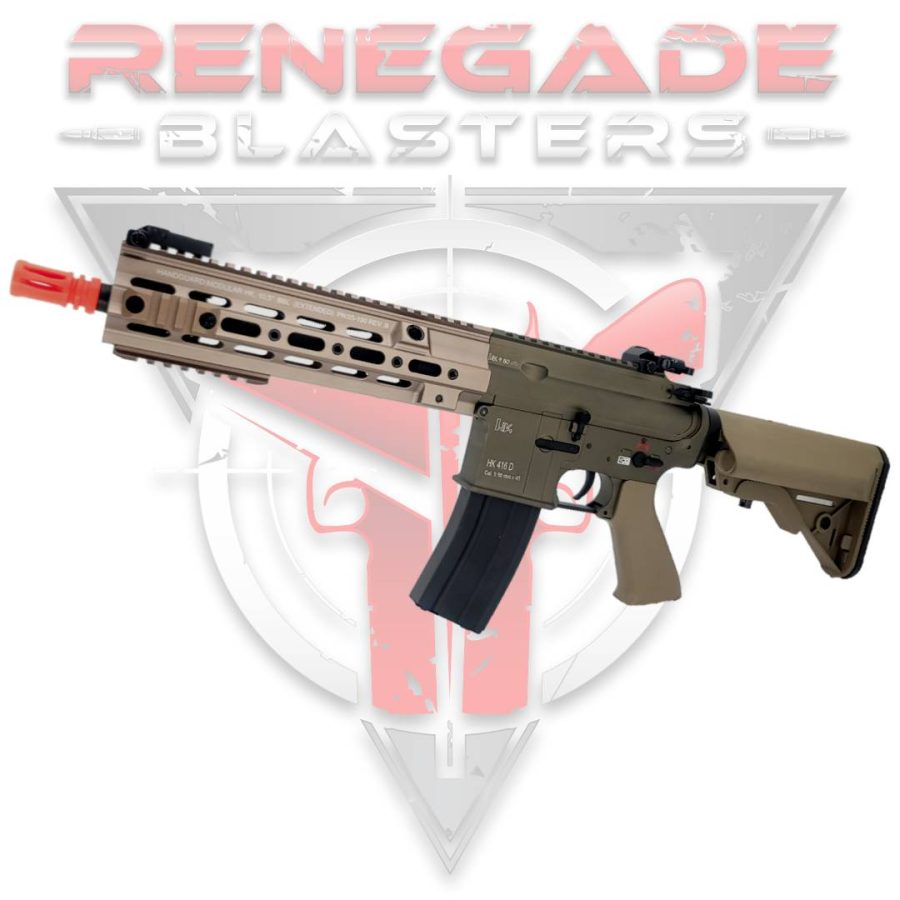 DOUBLE BELL HK416D Metal Gel Blaster (Tan) Renegade Blasters www.renegadeblasters.com.au