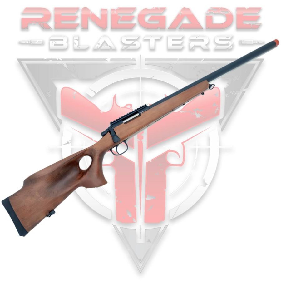 DOUBLE BELL VSR-10 Spring-Powered Bolt-Action Sniper Gel Blaster with Real Wood Renegade Blasters www.renegadeblasters.com.au