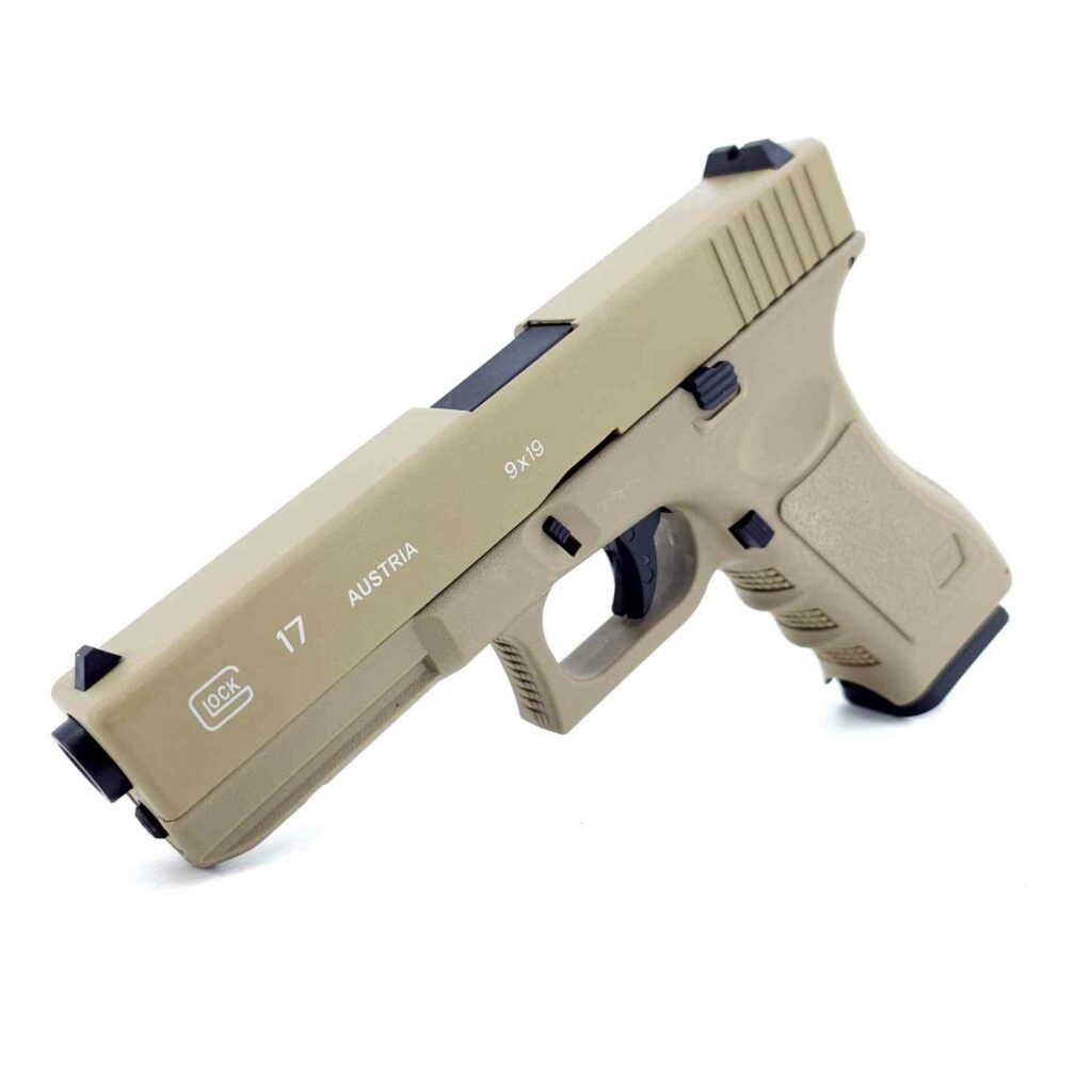 KELe METAL GLOCK G17 Manual Gel Blaster [TAN] - Renegade Blasters