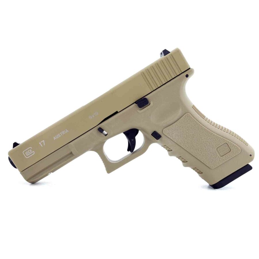 KELe METAL GLOCK G17 Manual Gel Blaster [TAN] - Renegade Blasters