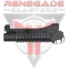 DOUBLE BELL M-55S M203 Short Metal Grenade Launcher Gas Powered Gel Blaster (Black)