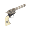 Wingun Colt SAA Peacemaker .45 Revolver Gas Powered Gel Blaster [Chrome]